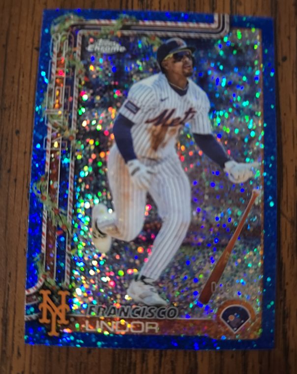 2025 Topps Chrome #170 Francisco Lindor — front