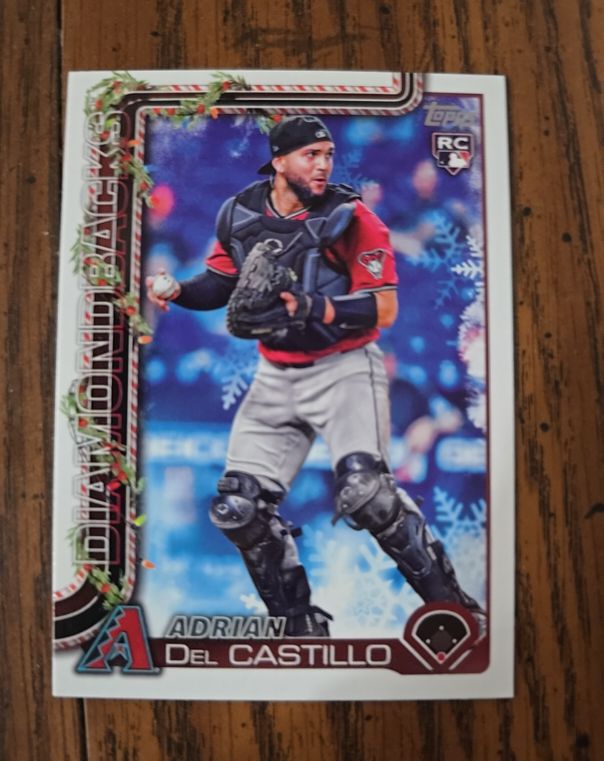 2025 Topps Holiday #H181 Adrian Del Castillo — front