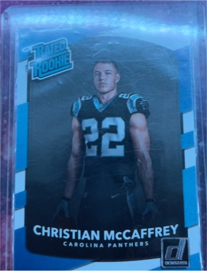 2017 Panini Donruss #318 Christian McCaffrey — front