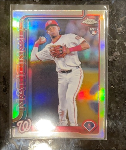 2025 Topps Chrome #RC Josiah Gray — front