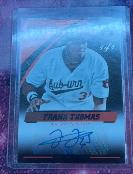2025 Unknown #1 Frank Thomas Auburn University — front