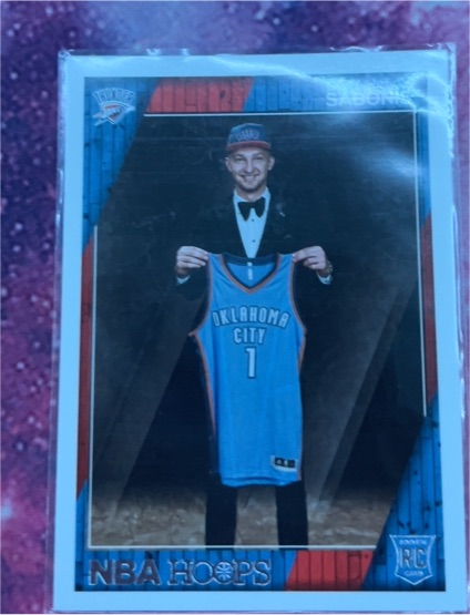 2016-17 Panini NBA Hoops #271 Domantas Sabonis — front