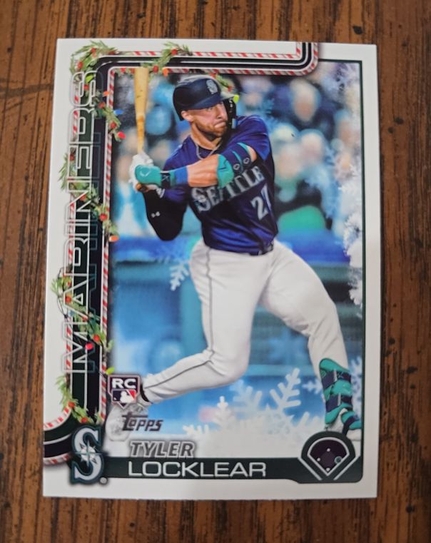 2025 Topps Holiday #H165 Tyler Locklear — front