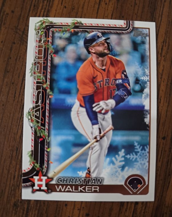 2025 Topps Holiday #H155 Christian Walker — front