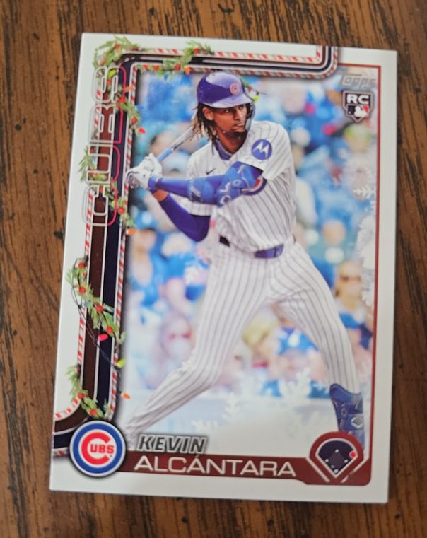 2025 Topps Holiday #H109 Kevin Alcantara — front