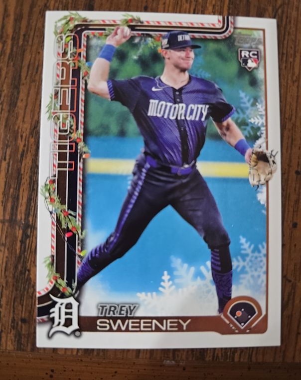 2025 Topps Holiday #H172 Trey Sweeney — front