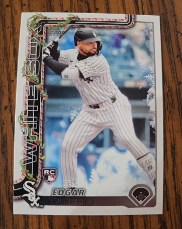 2025 Topps Holiday #H37 Edgar Quero — front