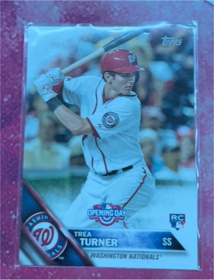 2016 Topps Opening Day #OD-154 Trea Turner — front