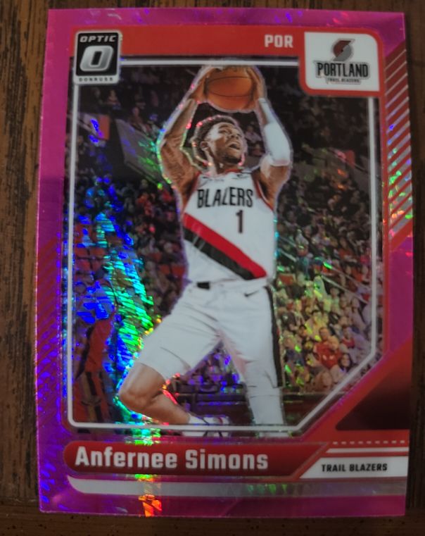 2024-25 Donruss Optic #128 Anfernee Simons — front