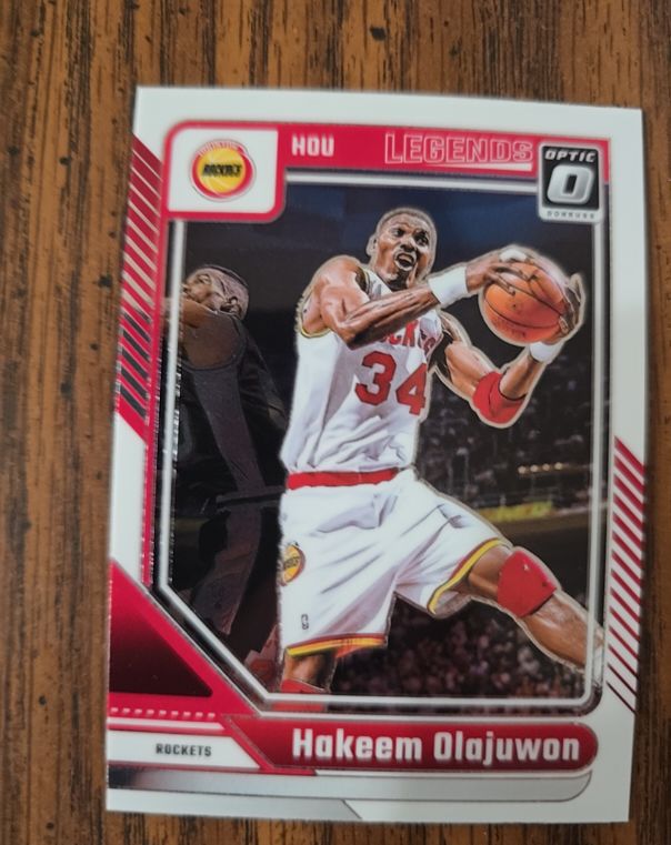 2024-25 Panini Donruss Optic #249 Hakeem Olajuwon — front