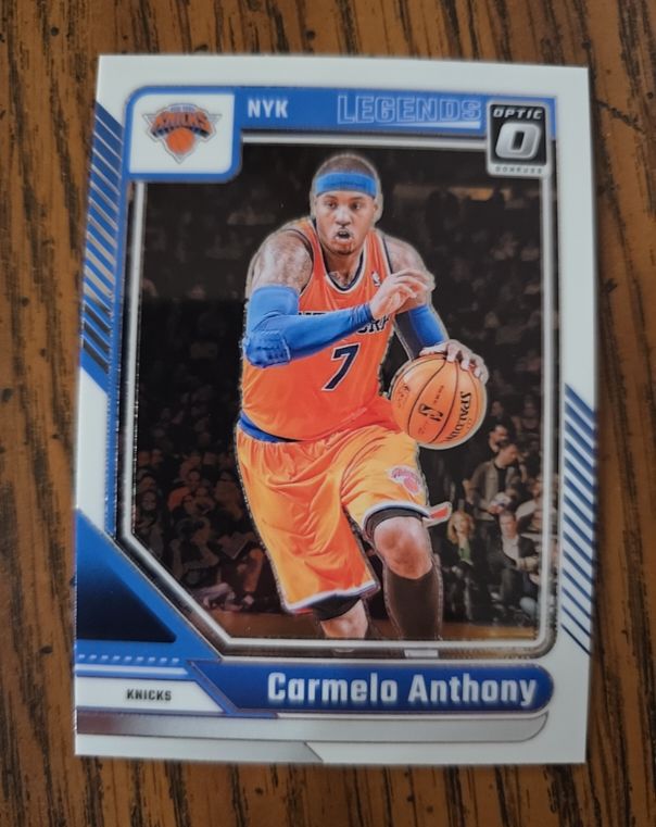 2024-25 Panini Donruss Optic Legends #250 Carmelo Anthony — front