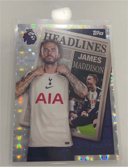 2025-26 Topps Premier League #450 James Maddison Headlines — front