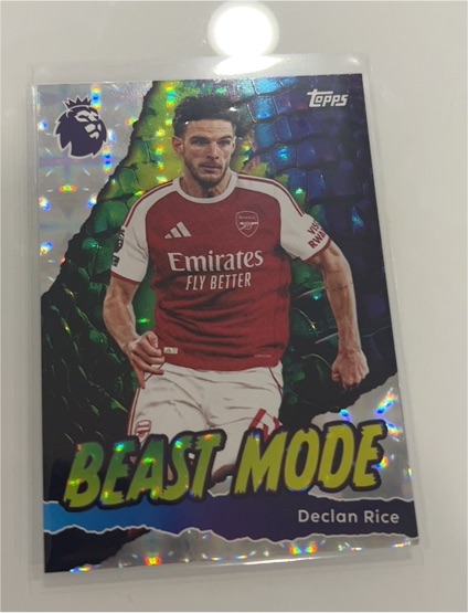 2025-26 Topps Premier League #421 Declan Rice Beast Mode — front
