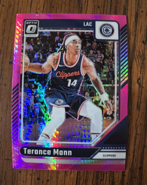 2024-25 Panini Donruss Optic #156 Terance Mann — front