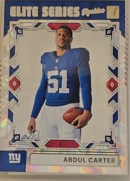 2025 Donruss Elite Series Rookies #ESR-ACR Abdul Carter — front