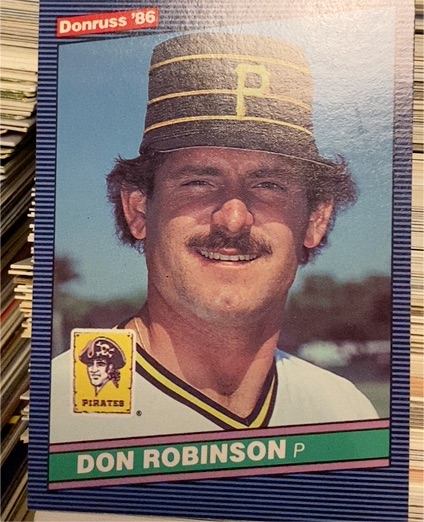 1986 Donruss #357 Don Robinson — front