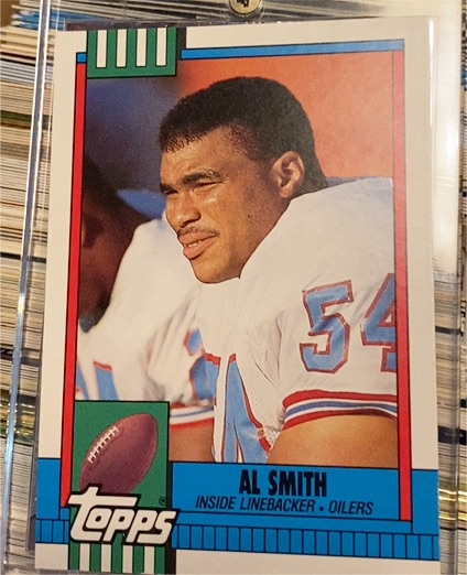 1990 Topps Traded #86T Al Smith Houston Oilers — front
