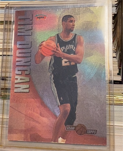 2001-02 Topps Team Topps #TT2 Tim Duncan — front