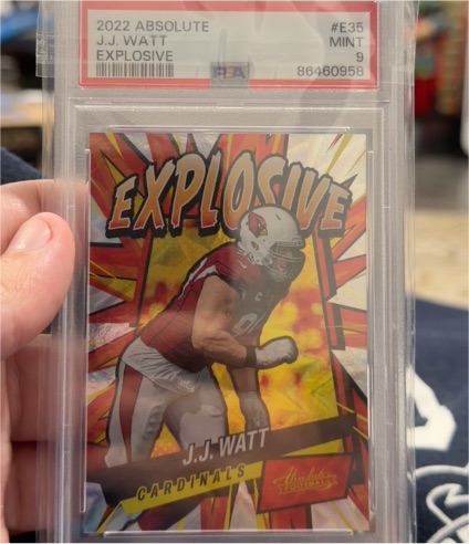 2022 Panini Absolute #E35 J.J. Watt Explosive — front