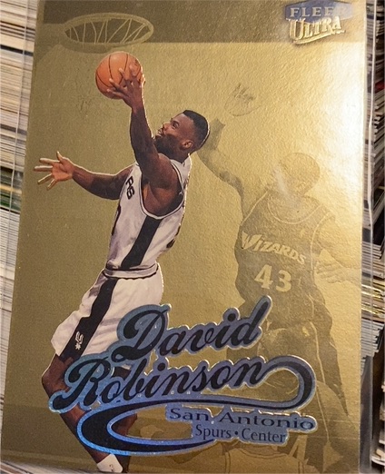 1998-99 Fleer Ultra Gold Medallion #83G David Robinson — front