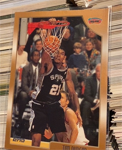 1998-99 Topps #49 Tim Duncan — front