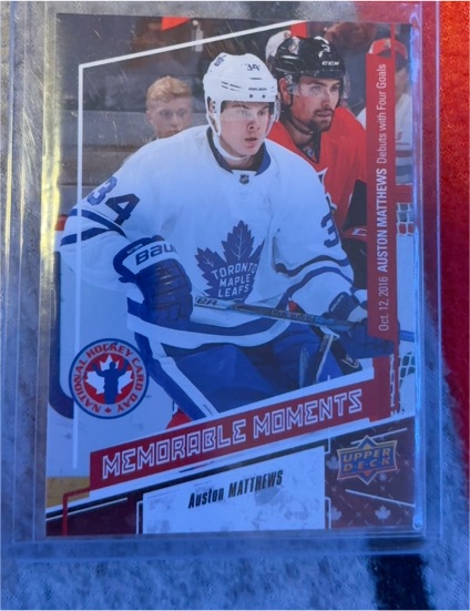 2016-17 Upper Deck National Hockey Card Day #CAN-16 Auston Matthews — front