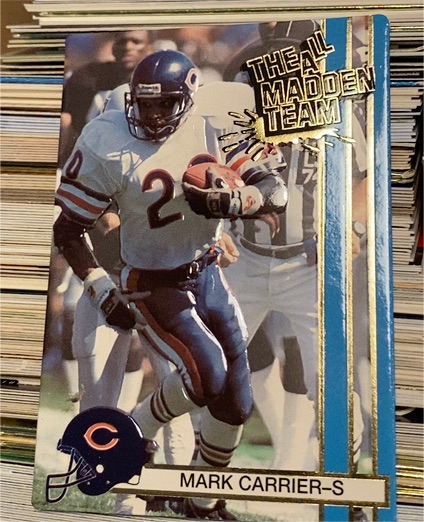 1990 Action Packed The All-Madden Team #45 Mark Carrier — front