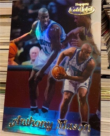 1992 Topps Gold Label #GOLD1 Anthony Mason — front