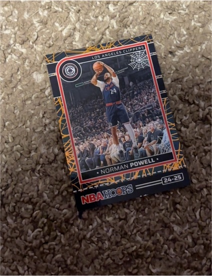 2024-25 Panini NBA Hoops Haunted Hoops #24-25 Norman Powell — front