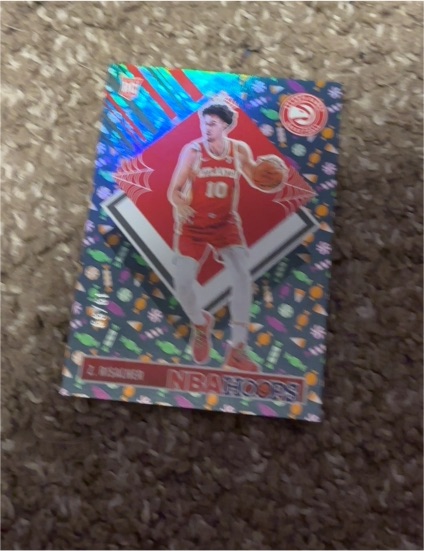 2024-25 Panini NBA Hoops #291 Zaccharie Risacher Haunted Hoops — front