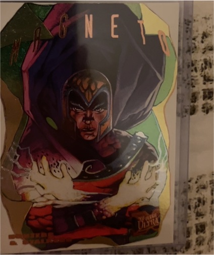1995 Fleer Ultra X-Men Hunters & Stalkers #8 Magneto — front