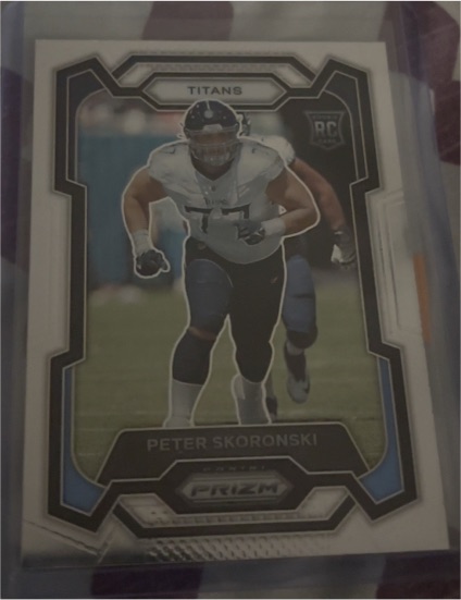 2023 Panini Prizm #395 Peter Skoronski — front