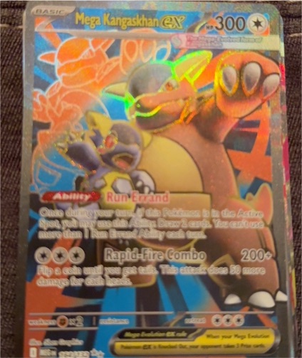 2025 Pokemon Mega Kangaskhan EX #164 — front