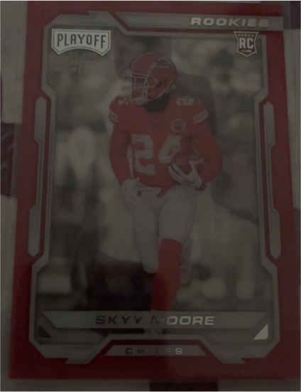 2022 Panini Chronicles Playoff #RC Skyy Moore — front
