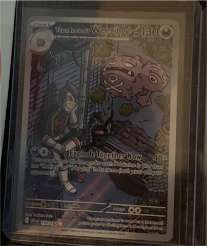 2025 Pokémon SV10: Destined Rivals #199 Team Rocket's Weezing — front