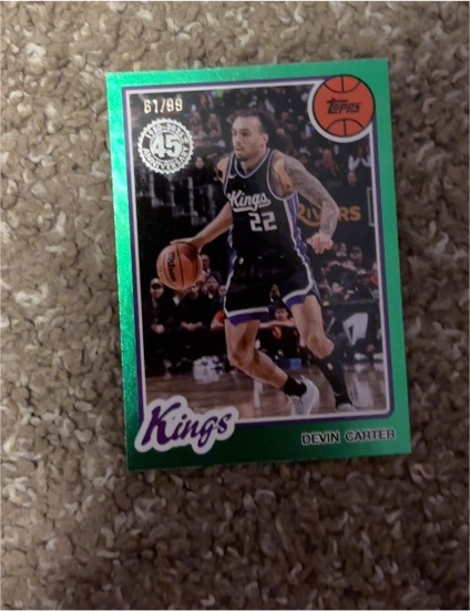 2025-26 Topps 45th Anniversary #67 Devin Carter — front