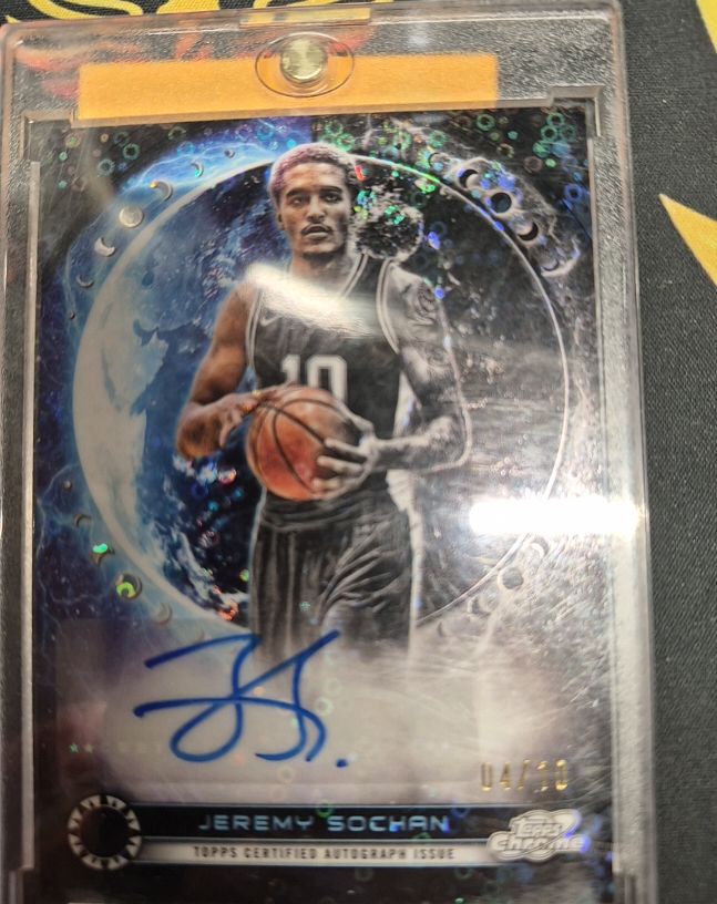 2023-24 Topps Cosmic Chrome Equinox #04/25 Jeremy Sochan — front