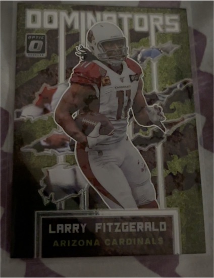 2020 Panini Donruss Optic #DM-LF Larry Fitzgerald Dominators Insert — front