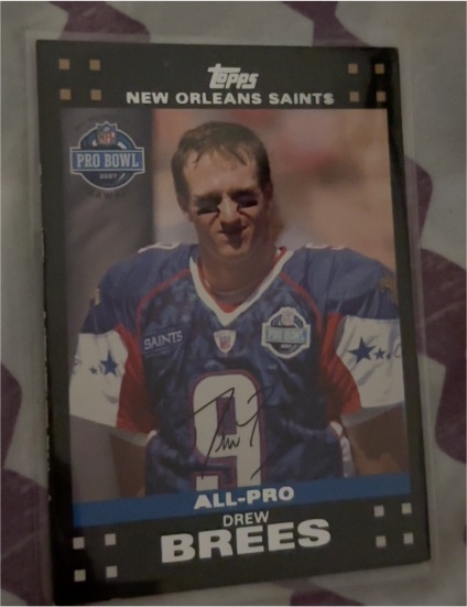 2007 Topps #415 Drew Brees New Orleans Saints All-Pro — front