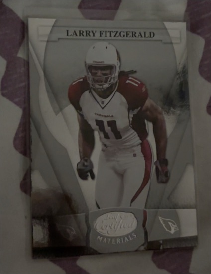 2008 Leaf Certified #2 Larry Fitzgerald — front