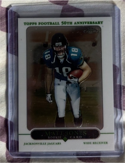 2005 Topps Chrome 50th Anniversary #181 Matt Jones — front
