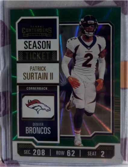 2023 Panini Contenders #31 Patrick Surtain II Season Ticket Retail — front