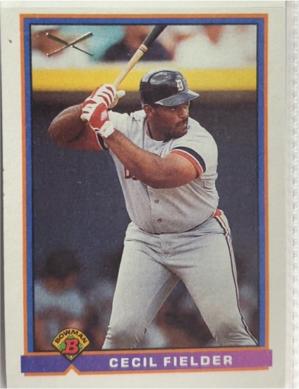 1991 Bowman #367 Cecil Fielder — front