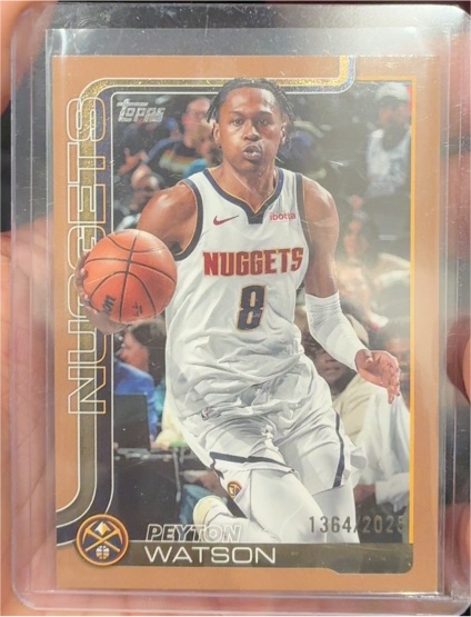 2025-26 Topps #106 Peyton Watson — front