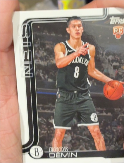 2025-26 Topps #208 Egor Demin — front