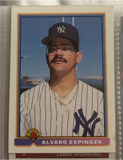 1991 Bowman #155 Alvaro Espinoza — front