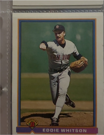 1991 Bowman #651 Eddie Whitson — front