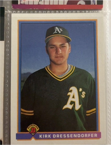 1991 Bowman #235 Kirk Dressendorfer — front