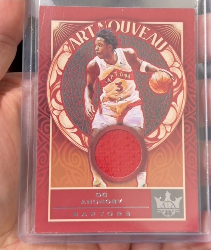 2021-22 Panini Court Kings Art Nouveau #AN-OGA OG Anunoby — front