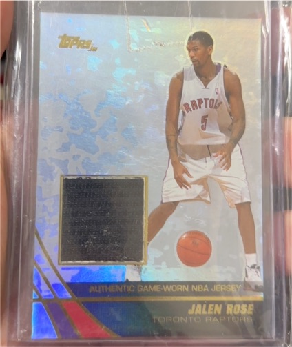 2003-04 Topps Jersey Edition #JR Jalen Rose — front